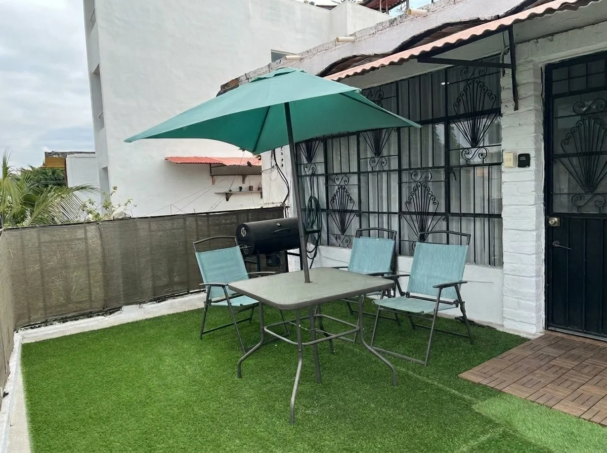 Private rooftop terrace with BBQ grill